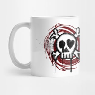 Graffiti Skull Mug